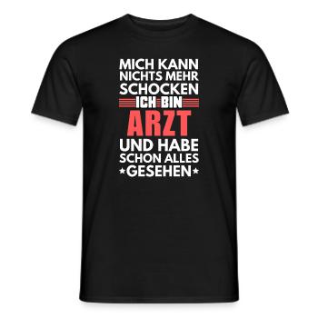 Non-shockable doctor - Men's T-Shirt - black - Front - AI Model Male 178 light (178cm)