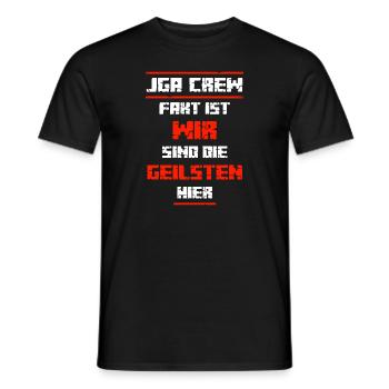JGA Jungesellenabschied Crew Heirat - JGA Crew - Männer T-Shirt - Schwarz - Vorne - AI Model Male 178 light (178cm)