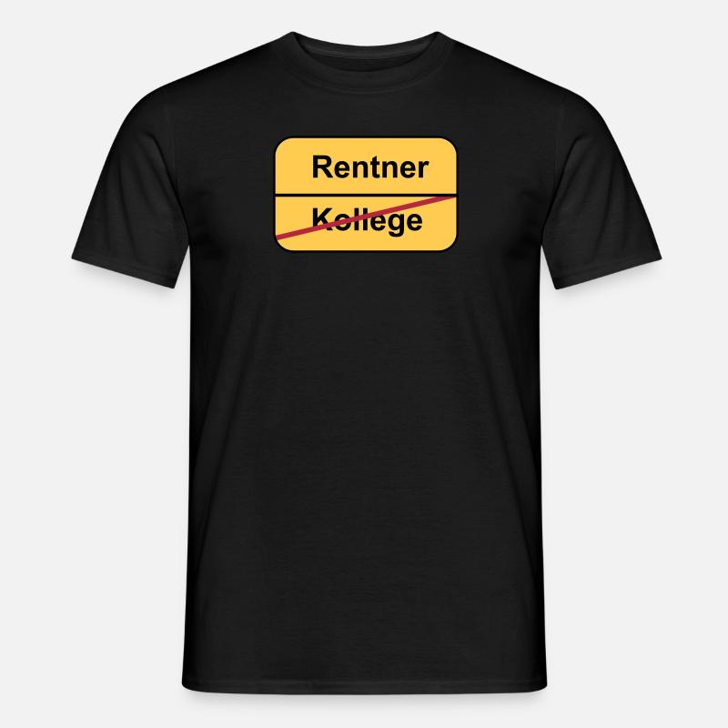 Pensionierung - Männer T-Shirt - Schwarz