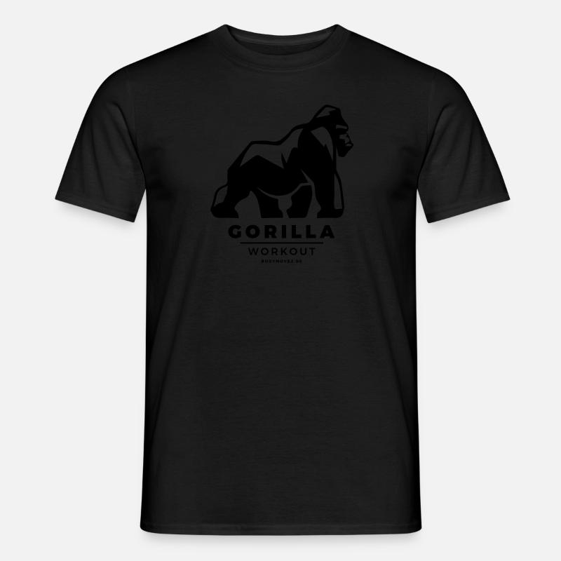 Gorilla Workout by Bodymovez - Men’s T-shirt - black