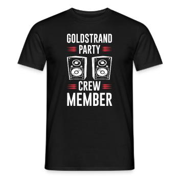 Équipe de fête Golden Sands - T-shirt homme - noir - Devant - AI Model Male 178 light (178cm)