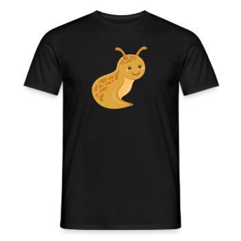 Schnecke Nacktschnecke - Männer T-Shirt - Schwarz - Vorne - AI Model Male 178 light (178cm)
