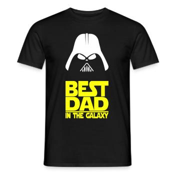 Best Dad In The Galaxy - T-shirt homme - noir - Devant - AI Model Male 178 light (178cm)