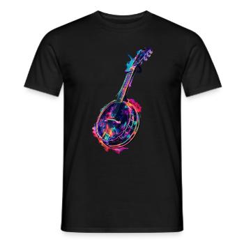 Banjo - Men's T-Shirt - black - Front - AI Model Male 178 light (178cm)