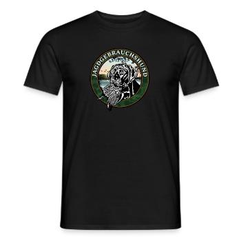 Jagdgebrauchshund Labrador Nr 1 - Männer T-Shirt - Schwarz - Vorne - AI Model Male 178 light (178cm)