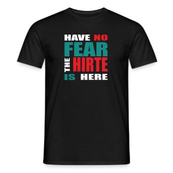 Have no Fear the Hirte is here - Hirten Desgin - Männer T-Shirt - Schwarz - Vorne - AI Model Male 178 light (178cm)