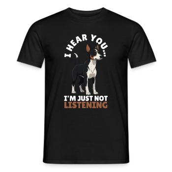 Cadeau de chien Kelpie - T-shirt homme - noir - Devant - AI Model Male 178 light (178cm)