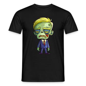 Politicien Halloween - T-shirt homme - noir - Devant - AI Model Male 178 light (178cm)