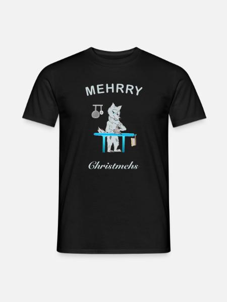 Mehrry Noël, Cult Wolf - T-shirt homme - noir