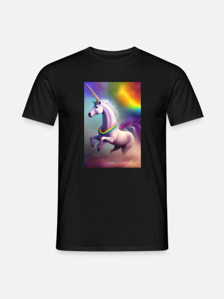 Unicorn - Men's T-Shirt - black