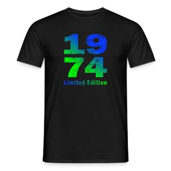 Geburtstag geboren in 1974 limited edition - Männer T-Shirt - Schwarz - Vorne - AI Model Male 178 light (178cm)