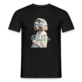 Anthropomorph 10 Tippfehler - Männer T-Shirt - Schwarz - Vorne - AI Model Male 178 light (178cm)