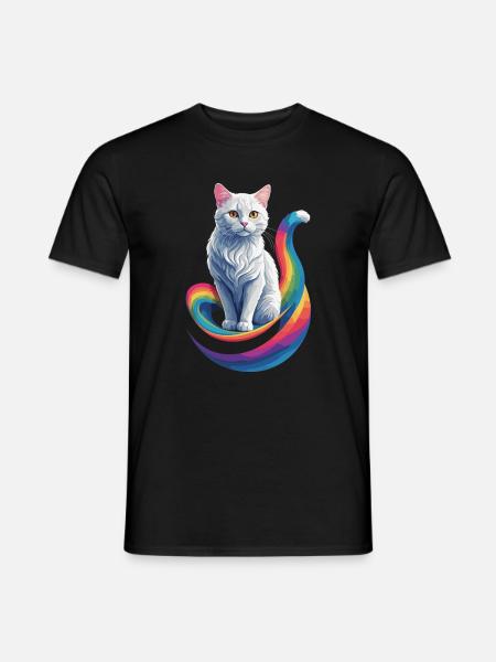 Chat mignon - T-shirt homme - noir