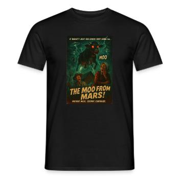 Le Moo de Mars - T-shirt homme - noir - Devant - AI Model Male 178 light (178cm)
