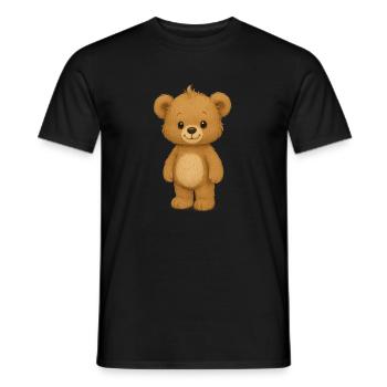 Nounours - T-shirt homme - noir - Devant - AI Model Male 178 light (178cm)