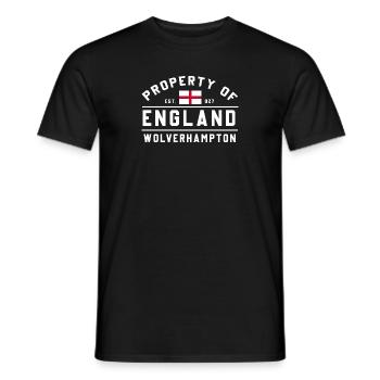 England's ownership Wolverhampton - Men's T-Shirt - black - Front - AI Model Male 178 light (178cm)