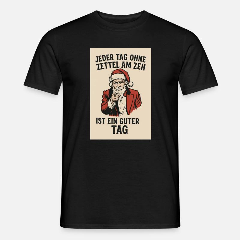 Every day without a note on my toe - Men’s T-shirt - black