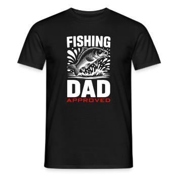Angel Papa - Men's T-Shirt - black - Front - AI Model Male 178 light (178cm)