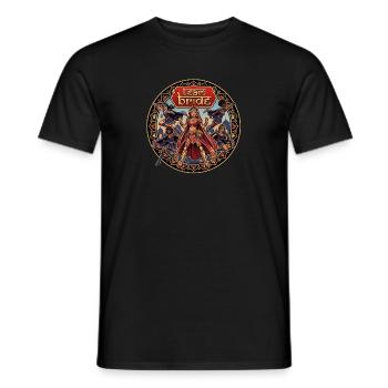 Team Bride Mandala Kraft - Männer T-Shirt - Schwarz - Vorne - AI Model Male 178 light (178cm)