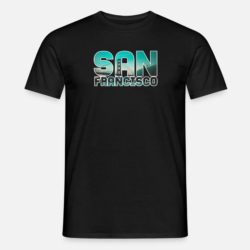 San Francisco - Männer T-Shirt - Schwarz