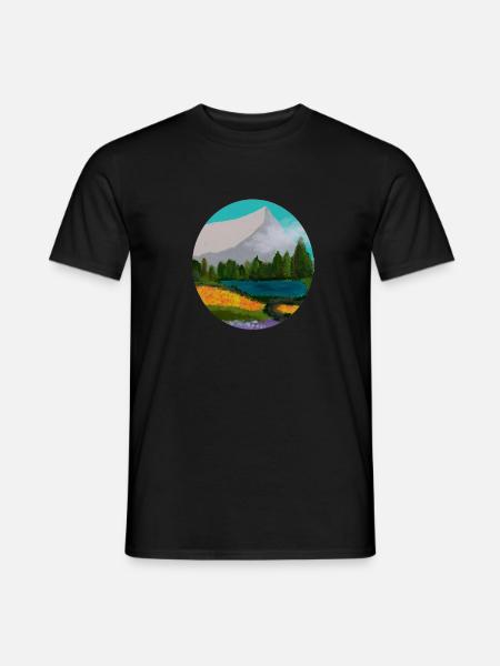 Patagonien - Männer T-Shirt - Schwarz
