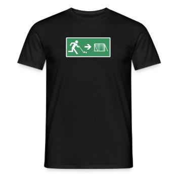 Lustig Feldhockey Hallenhockey Spieler - Männer T-Shirt - Schwarz - Vorne - AI Model Male 178 light (178cm)