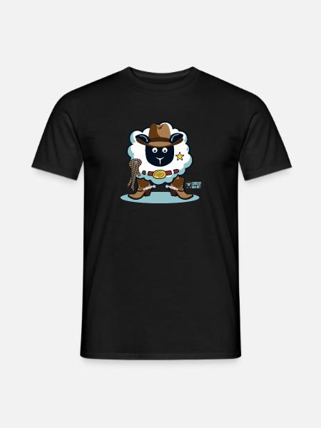 Ewe a Cowboy? - Men's T-Shirt - black