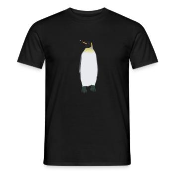 manchot empereur - T-shirt homme - noir - Devant - AI Model Male 178 light (178cm)