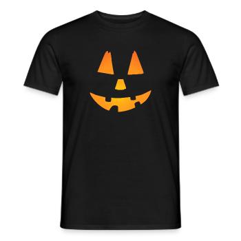 Halloween Monster Kürbis - Männer T-Shirt - Schwarz - Vorne - AI Model Male 178 light (178cm)