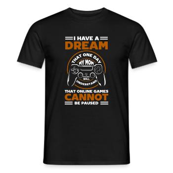Contrôleur Nerd Console Gambler - T-shirt homme - noir - Devant - AI Model Male 178 light (178cm)