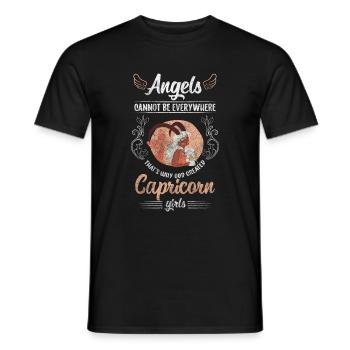 Steinbock Geburtstag Charakter - Männer T-Shirt - Schwarz - Vorne - AI Model Male 178 light (178cm)