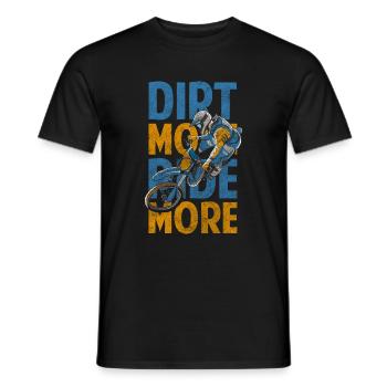 Mountainbike Stunt Street - Männer T-Shirt - Schwarz - Vorne - AI Model Male 178 light (178cm)