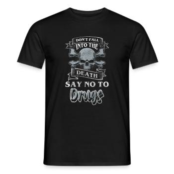 Entzug Abhängigkeit Gesundheit Sauber - Männer T-Shirt - Schwarz - Vorne - AI Model Male 178 light (178cm)