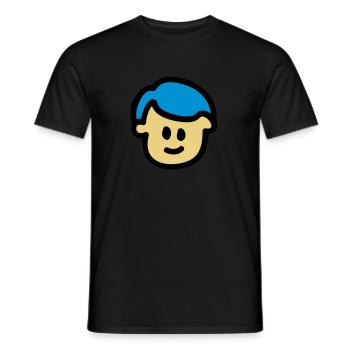 cute boy - petit garçon 3 - T-shirt homme - noir - Devant - AI Model Male 178 light (178cm)