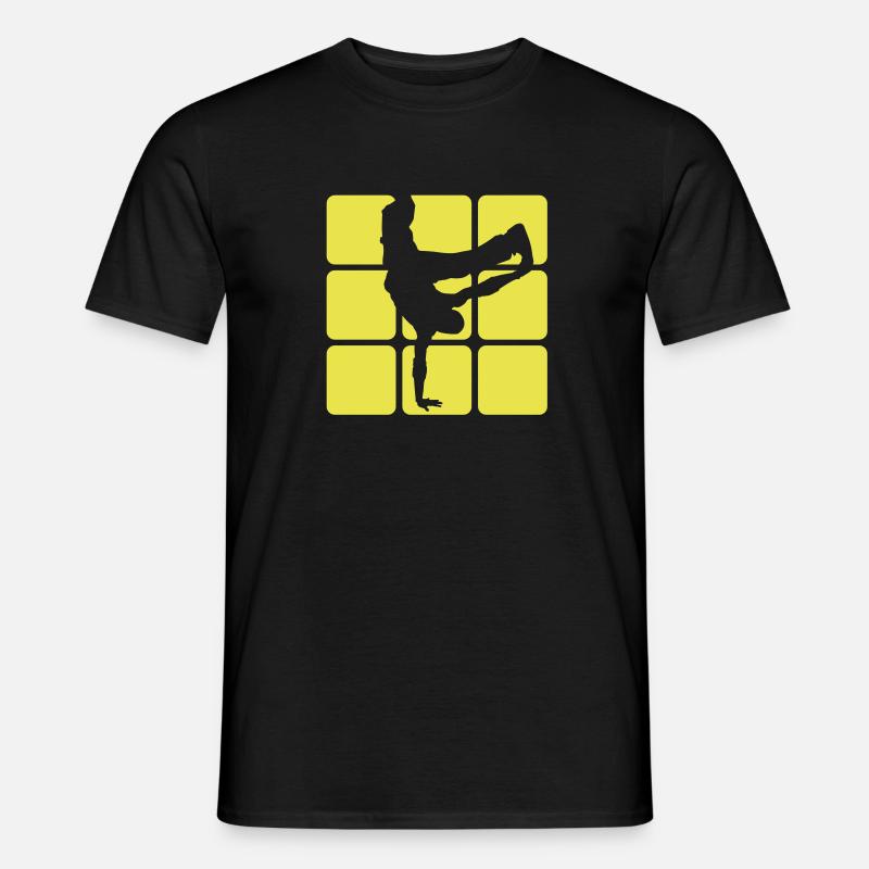BREAKDANCE 1C 1 - Männer T-Shirt - Schwarz