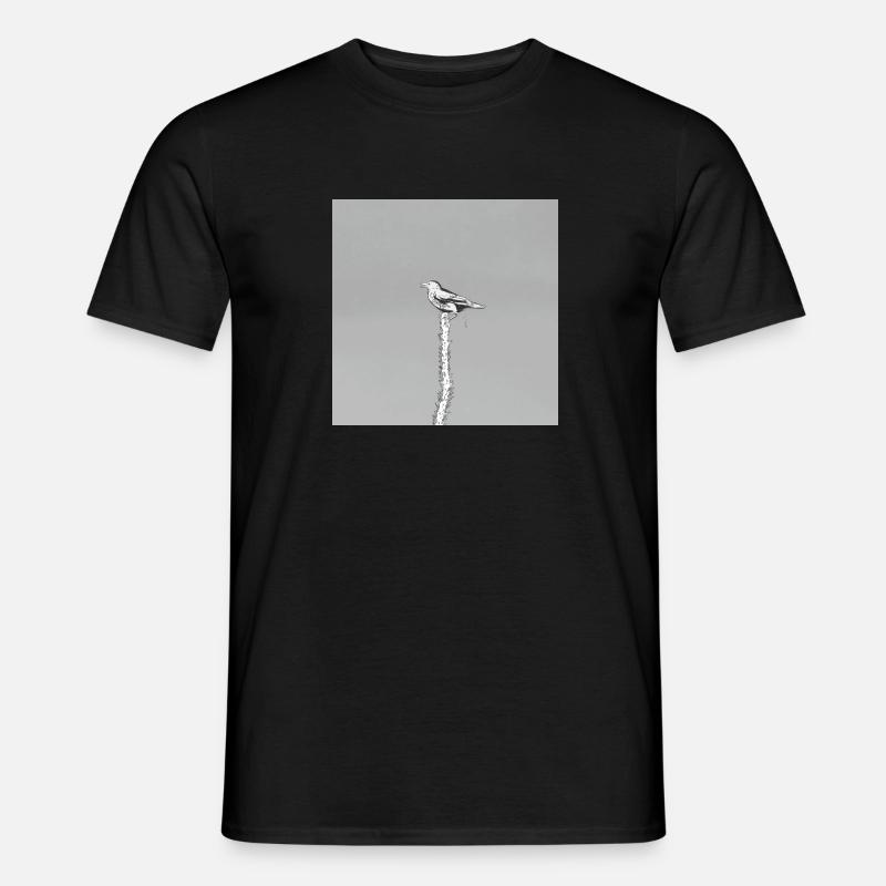Kackvogel - Männer T-Shirt - Schwarz
