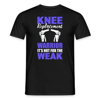 Knieersatz-Krieger Orthopädischer Chirurg - Männer T-Shirt - Schwarz - Vorne - AI Model Male 178 light (178cm)