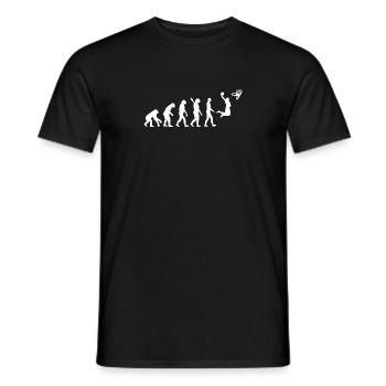 Sport de basket-ball Evolution - T-shirt homme - noir - Devant - AI Model Male 178 light (178cm)