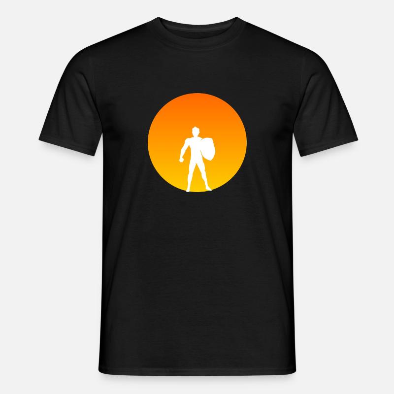 Held Sonne - Männer T-Shirt - Schwarz