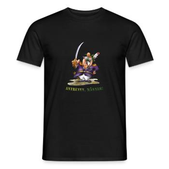 Antreten zum Schützenfest! - Männer T-Shirt - Schwarz - Vorne - AI Model Male 178 light (178cm)