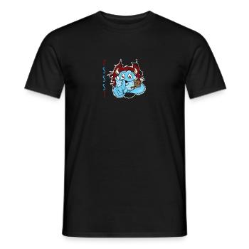 Monstre Pssst - T-shirt homme - noir - Devant - AI Model Male 178 light (178cm)