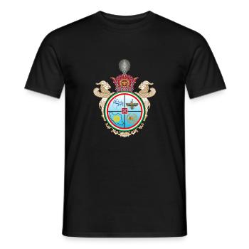 Iran Royal - Männer T-Shirt - Schwarz - Vorne - AI Model Male 178 light (178cm)