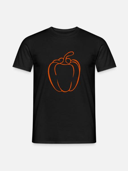 Red Pepper t-shirt - Men's T-Shirt - black