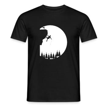 Bouldern Klettern Climbing - Männer T-Shirt - Schwarz - Vorne - AI Model Male 178 light (178cm)