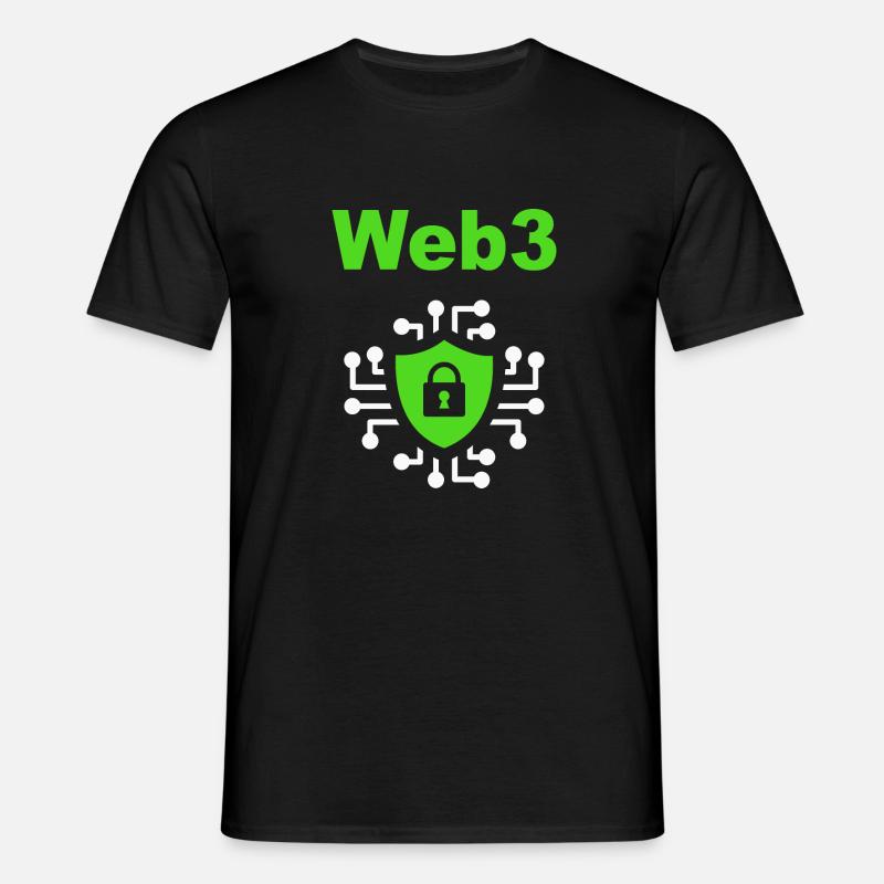 Web3 Cryptocurrency Blockchain Software Developer - Männer T-Shirt - Schwarz