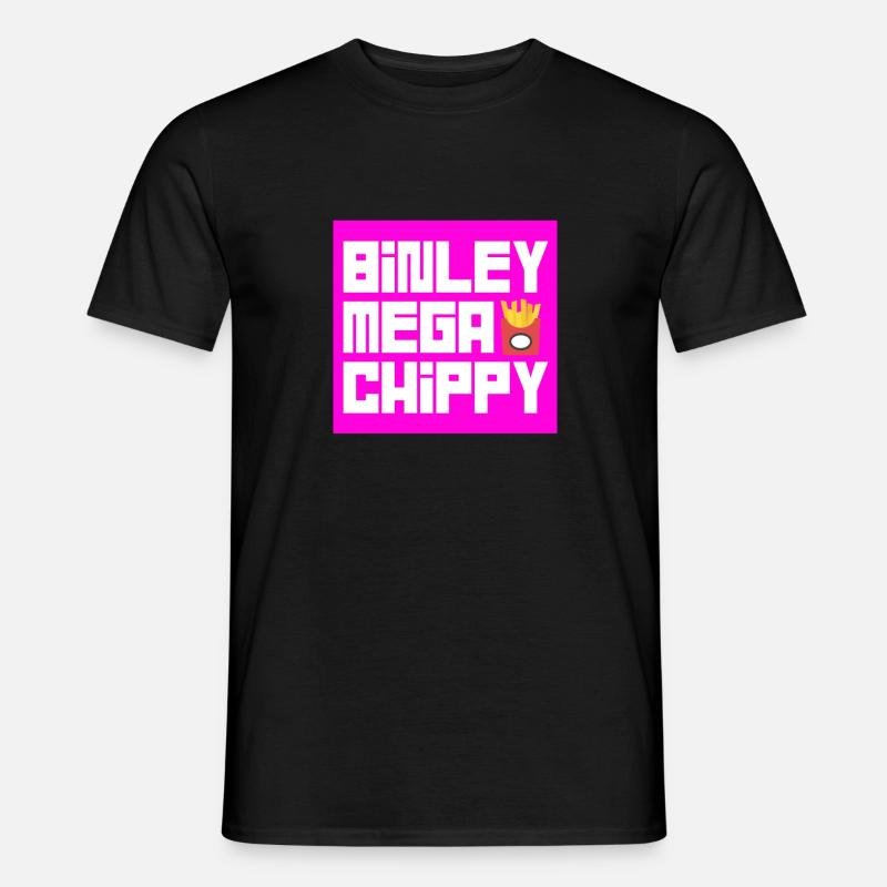 Binley Mega Chippy - Männer T-Shirt - Schwarz