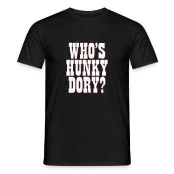 Funky fabulous slogan tee - Men's T-Shirt - black - Front - AI Model Male 178 light (178cm)