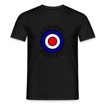 L'homme parfait Cible - T-shirt homme - noir - Devant - AI Model Male 178 light (178cm)