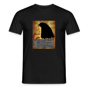 Sundari Ankh - T-shirt homme - noir - Devant - AI Model Male 178 light (178cm)