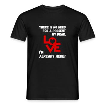 You Are The Gift - Text Design - Men's T-Shirt - black - Front - AI Model Male 178 light (178cm)